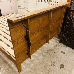 【売約済】　Re:CENO product リセノ　プロダクト　東京　TOKYO folk フォーク　ベッドフレーム　ベッド　ダブル　すのこ　ヘッドボード　検　ウニコ　unico アディ　ADDAYの画像