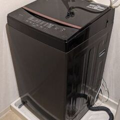 洗濯機　アイリスオーヤマ　6kg　ブラック