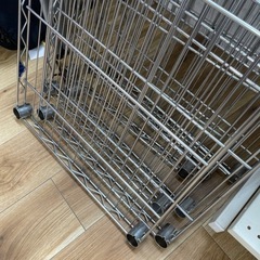 1枚500円 スチールラック 棚 アルミ 大量 メタルラック イレクターの画像