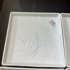大吉窯　太白磁　平皿5枚　の画像
