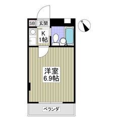 💙💙初期費用5万円！フリーレント1ヶ月付き😍敷礼０！《1K》ひた...