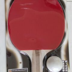 卓球ラケットとボールのセット