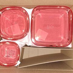 iwaki耐熱ガラス・パック&レンジ９点セット・ショップチャンネル限定レシピ付きの画像