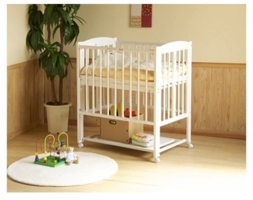 日本製ベビーベッド ミニ ワンタッチハイベッド プチ