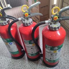 未使用の消火器　3本セット　宮田