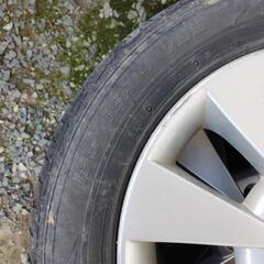 決まりました。スズキ純正アルミホイール　タイヤ付きの画像