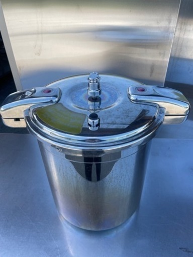 ■中古品 ワンダーシェフ wonderchef 両手圧力鍋 20L NPDC20 425ｘ310ｘ407ｍｍ ガス、ＩＨ対応■