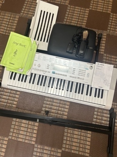 値下げしました キーボード セット 割引 CASIO CASIO LK-530 ホワイト