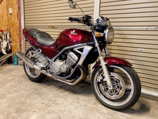 カワサキ　バリオス　配送可能　支払いは現金or振り込みも可能　ワインレッド