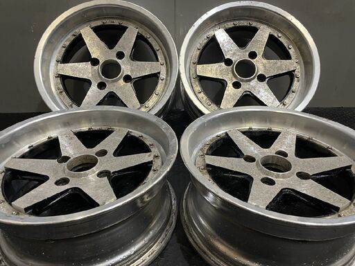 旧車ホイール SSR Speed star LCNGCHAMP XR-4S スピードスター ロンシャン 15インチ 4本 6.5J4HPCD114.3約+9 希少 当時物