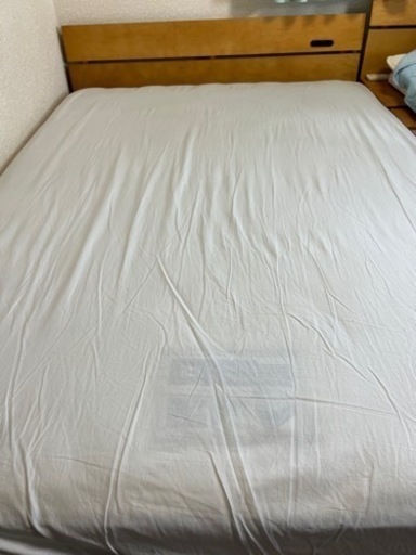 ダブルベッド　すのこベッド　ベッドフレーム