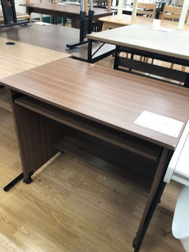 ★ジモティ割あり★  デスク 茶色 H72×W81×D51 クリーニング済み KJ2651