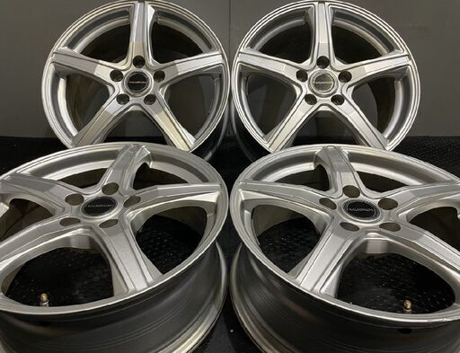 BS BRIDGESTONE BALMINUM V5/VR5 バルミナ 社外ホイール 17インチ 4本 7J5HPCD114.3+45 エクストレイル等　(VHH375)