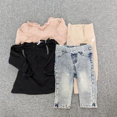 H&M ベビーロンパース　レギンスパンツ　60cm 3-6M b...