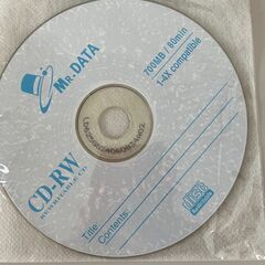 【あげます】CD-RW　4枚の画像