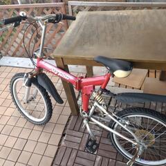 決まりました！折りたたみ自転車　ジャンク品