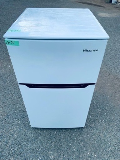 ✨2021年製✨ 1071番 Hisense✨冷凍冷蔵庫✨HR-B95A‼️