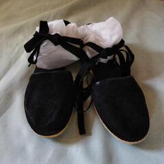 リボンで結ぶサンダル　Mサイズ