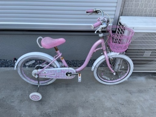 子供自転車18インチ⭐︎補助輪⭐︎女の子