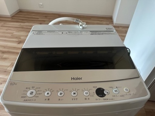 洗濯機6kg  購入後引っ越しになって、数回しか使ってません
