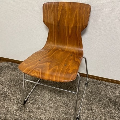 コクヨ椅子西ドイツ カサーラプライウッドチェア (大信秋斗) 京成