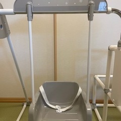 おりたたみ わんぱく スライダー ジム ブランコ付き 鉄棒 ベビージムの画像
