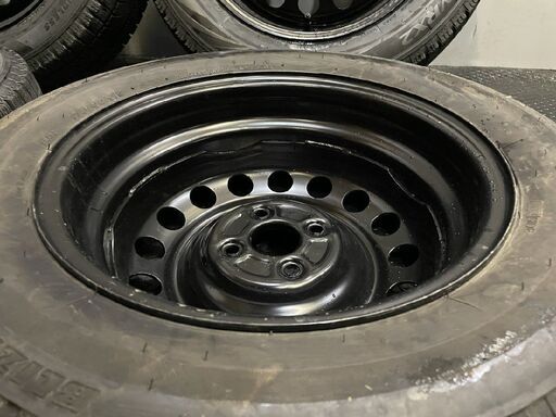 【BS BLIZZAK VRX2 175/65R15】スタッドレス【トヨタ アクア 純正ホイール 15インチ 5J4HPCD100】2
