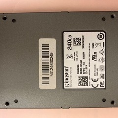 SSD Kingston 240GBの画像