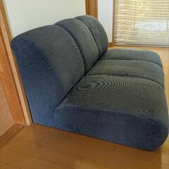 1.5人用布張りソファの画像