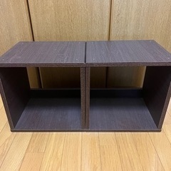 カラーボックス2個の画像