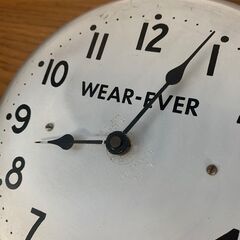✨🔔期間限定🔥ジモティー特別価格🔔✨ WEAR-EVER ビンテージフライパン 壁掛け時計の画像