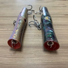 販売終了！貝田ルアー　トランペット140 中古2個セットの画像