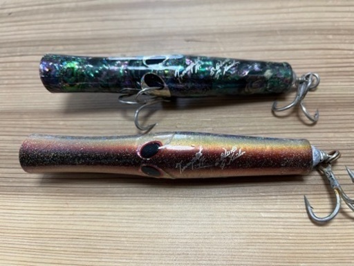 販売終了！貝田ルアー　トランペット140 中古2個セット