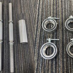 ダンベルシャフト×2本、プレート2.5㎏×4、プレート1.25㎏×4、ダンベルシャフト用 連結ジョイント×1個のセット！の画像