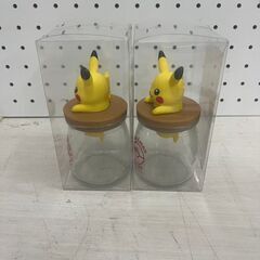 【C-807】Pokemon キャンディボトル ピカチュウ ポケモン 2つ あめ無し 中古 激安 可愛い入れ物の画像