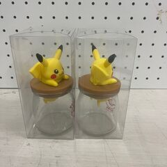 【C-807】Pokemon キャンディボトル ピカチュウ ポケモン 2つ あめ無し 中古 激安 可愛い入れ物の画像