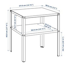 IKEA サイドテーブル　クナレヴィークの画像