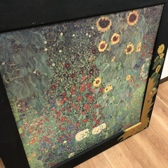 グスタフ・クリムト ヒマワリの咲く農家の庭の画像