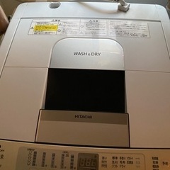 日立電気洗濯乾燥機の画像