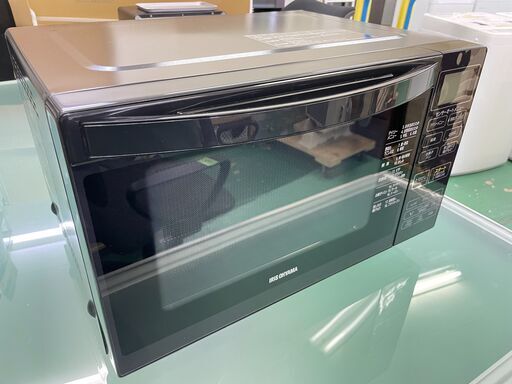 【アイリスオーヤマ】 オーブンレンジ 高年式 2022年 MO-FS3-B フラット庫内 新生活 角皿付き 生活家電 福島 郡山市  a