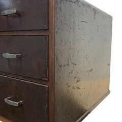 23C105_ジA 【アンティーク】片袖机 ローデスク 木製 家具 レトロ インテリア【来店引き取り歓迎！】の画像