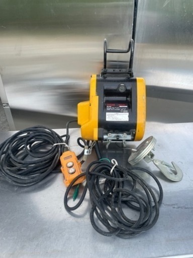 ■中古品 リョービ ウインチ WI-62 リモコンウインチ 60㎏ 動作問題なし■