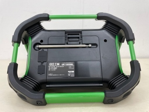 【ほぼ未使用】日立工機 コードレスラジオ付テレビ UR18DSML 14.4/18V 充電式 Bluetooth機能搭載  HITAC