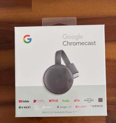 Google Chromecast チャコール GA00439-JP