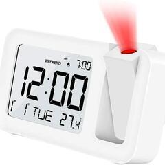 目覚まし投影時計 充電可