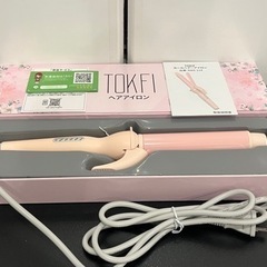 TOKFI ヘアアイロン カール コテ ピンク
