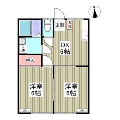 西小泉駅🏠『2DK』✅フリーレント1ヶ月✨初期費用5万円！✨おすすめ物件の画像