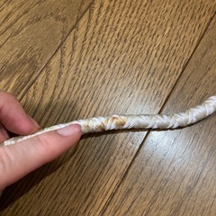 帯締め(丸組・黄色と白)の画像