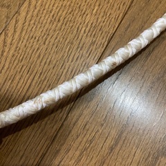 帯締め(丸組・黄色と白)の画像