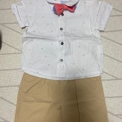 半袖半ズボンセット(蝶ネクタイ取り外し可能)